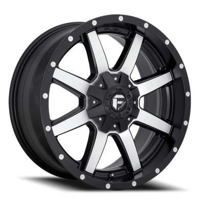 Aluminum Wheels 18X9 Maverick D537 6 On 135/6 On 139.7 Black Machined 106.4 Bore 20 Offset Fuel Off Road Wheels