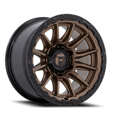 Aluminum Wheels 17X9 Piston FC866 ZB 6 On 139.7 Matte Bronze/Gloss Black Lip 106.1 Bore -12 Offset Fuel Off Road Wheels