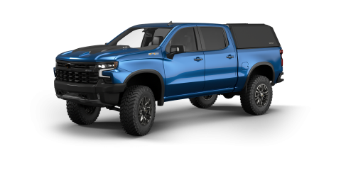 Silverado/Sierra 1500 Truck Bed Cap SmartCap EVOh Hatchback Matte Black For 19-26 Chevrolet Silverado/Sierra 1500 5.8 Foot Short Bed RSI SmartCap
