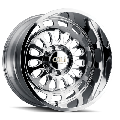 Cast Aluminum Wheels Paradox 9113 PO 20x12 Milled Spokes Polished 8 On 165.1 Bolt Pattern -51 Offset Cali Offroad Wheels