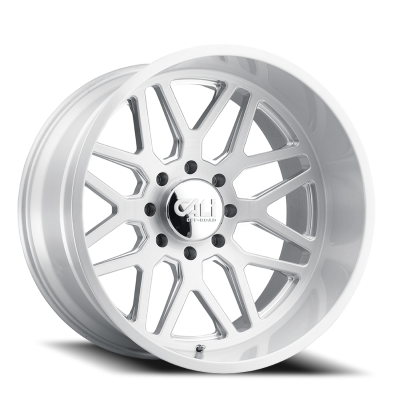 Cast Aluminum Wheels Invader 9115 BGC 20x12 Brushed Brushed 8 On 165.1 Bolt Pattern -51 Offset Cali Offroad Wheels