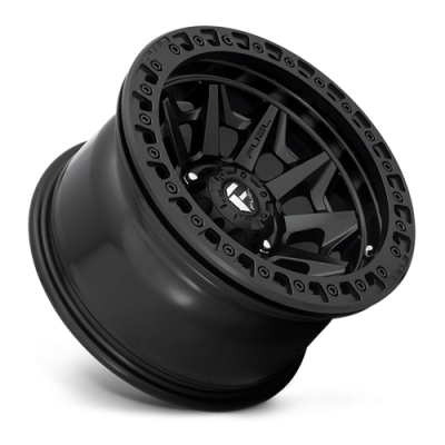 Aluminum Wheels 17X9 Covert Beadlock D114 6 On 135 Matte Black 87.1 Bore -15 Offset Multi Spoke Fuel Off Road Wheels
