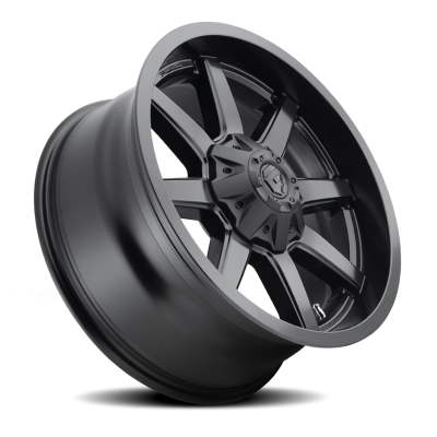 Aluminum Wheels 18X9 Maverick D436 8 On 165.1 Satin Black 125.1 Bore 20 Offset 8 Spoke Fuel Off Road Wheels