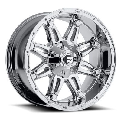 Aluminum Wheels 18X9 Hostage D530 8 On 165.1 Chrome 125.2 Bore 1 Offset Fuel Off Road Wheels