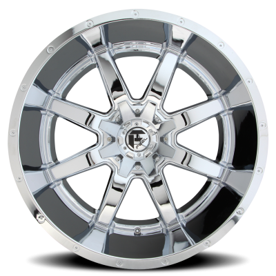 Aluminum Wheels 17X9 Maverick D536 8 On 165.1 Chrome 125.2 Bore 1 Offset Fuel Off Road Wheels