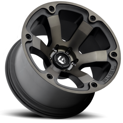 Aluminum Wheels 20X9 Beast D564 6 On 120 Matte Black/Machined Dark Tint 67 Bore 1 Offset 6 Spoke Fuel Off Road Wheels