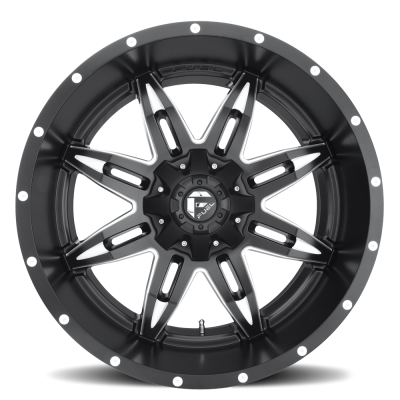 Aluminum Wheels 18X9 Lethal D567 5 On 114.3/5 On 127 Matte Black/Milled 78.1 Bore 1 Offset Fuel Off Road Wheels