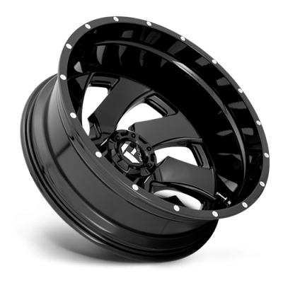Dually Wheels 20X8.3 Cleaver Dually D574 8 On 210 Gloss Black Milled 154.3 Bore -246 Offset Multi Spoke Outer Dually Fuel Off Road Wheels