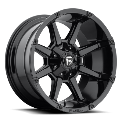 Aluminum Wheels 18X9 Coupler D575 6 On 135/6 On 139.7 Gloss Black 106.1 Bore 19 Offset 8 Spoke Fuel Off Road Wheels