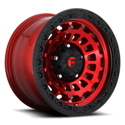 Aluminum Wheels 20X9 Zephyr D632 6 On 135 Candy Red W/Matte Black Ring 87.1 Bore 20 Offset Fuel Off Road Wheels