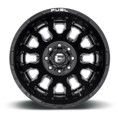 Dually Wheels 20X8.25 Blitz Dually D673 8 On 210 Gloss Black Milled 154.3 Bore -246 Offset Multi Spoke Outer Dually Fuel Off Road Wheels