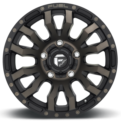 Aluminum Wheels 20X9 Blitz D674 5 On 139.7 Matte Black Double Dark Tint 78.1 Bore 1 Offset Multi Spoke Fuel Off Road Wheels