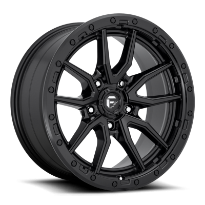Aluminum Wheels 20X10 Rebel D679 5 On 139.7 Matte Black 78.1 Bore -18 Offset Fuel Off Road Wheels