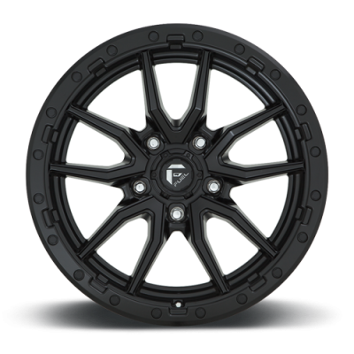Aluminum Wheels 20X10 Rebel D679 5 On 139.7 Matte Black 78.1 Bore -18 Offset Fuel Off Road Wheels