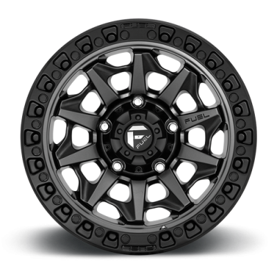Aluminum Wheels 17X8.5 Covert D716 6 On 120 Matte Gunmetal Gray Black Bead Ring 67.03 Bore 14 Offset Multi Spoke Fuel Off Road Wheels