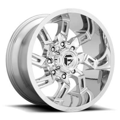 Aluminum Wheels 20X9 Lockdown D746 5 On 139.7 Chrome 78 Bore 1 Offset Fuel Off Road Wheels