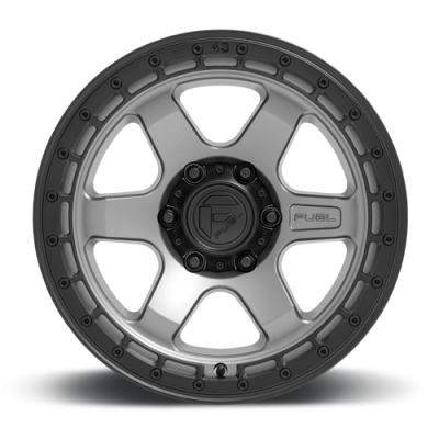 Aluminum Wheels 17X9 Block D752 6 On 135 Gunmetal Gray/Black Ring 87.1 Bore 1 Offset 6 Spoke Fuel Off Road Wheels