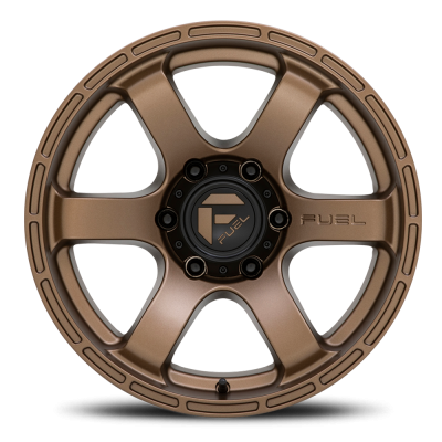 Aluminum Wheels 18X9 Rush D768 6 On 120 Matte Bronze 67.06 Bore 20 Offset Fuel Off Road Wheels