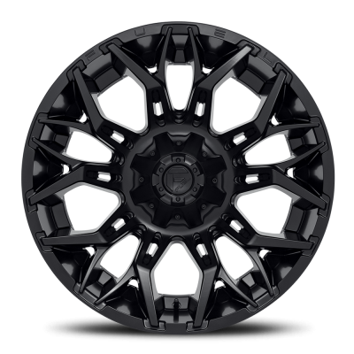 Aluminum Wheels 20X10 Twitch D772 8 On 165.1 Blackout 125.2 Bore -18 Offset Fuel Off Road Wheels