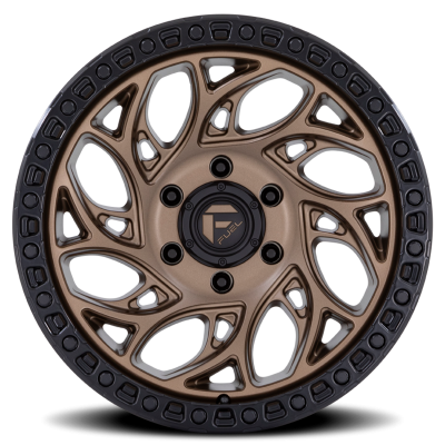 Aluminum Wheels 17X9 Runner OR D841 5 On 139.7 Bronze/Black Ring 78.1 Bore 1 Offset Fuel Off Road Wheels
