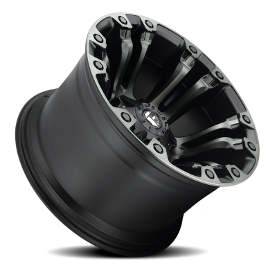 Aluminum Wheels 20X10 Vapor D851 8 On 165.1 Matte Black Gray Tint 125.1 Bore -18 Offset Fuel Off Road Wheels
