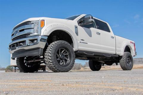 Pocket Fender Flares Ingot Silver Metallic Ford Super Duty 2WD/4WD (17-22) Rough Country