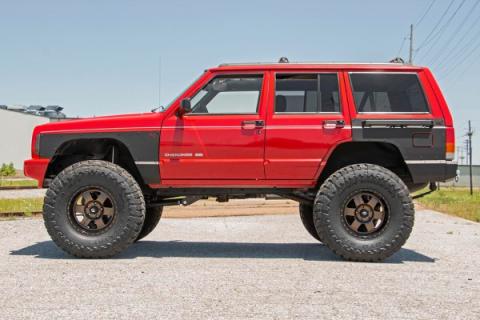 Jeep Front Upper and Lower Quarter Panel Armor 97-01 Cherokee XJ Rough Country