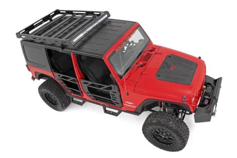 Jeep Front &amp; Rear Steel Tube Doors 07-18 Wrangler JK Rough Country