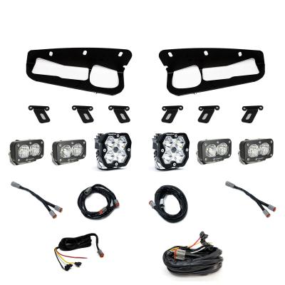Squadron 2.0 Sport/Dual S2 Sport Sportmen Fog Pocket Light Kit Ford 2021-27 Bronco 2022-24 Bronco Raptor w/ Steel Bumper Upfitter Baja Designs