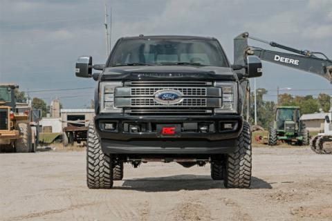 6 Inch Ford 4-Link Suspension Lift Kit 3.5 Inch Axle Diam N3 Shocks 17-19 F-250 4WD Diesel w/o Overloads Rough Country