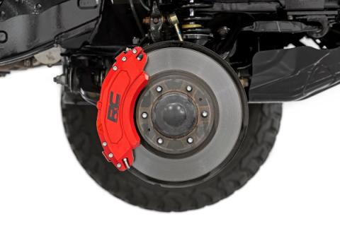 Caliper Covers Front and Rear Red Ford F-250/F-350 Super Duty (23-26) Rough Country