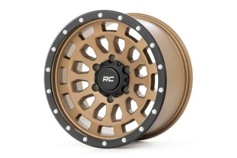 87 Series Wheel Simulated Beadlock Bronze/Black 17x8.5 6x5.5 +0mm Rough Country