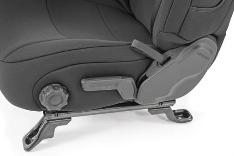Jeep Neoprene Seat Cover Set Black 18-20 Wrangler JL Unlimited w/Rear Center Armrest Rough Country