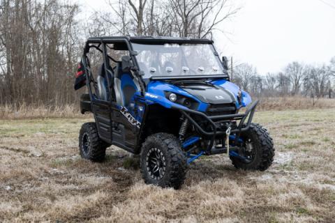 LED Light Kit Cage Mount 50 Inch Black Single Row Kawasaki Teryx 1000/Teryx 800 Rough Country
