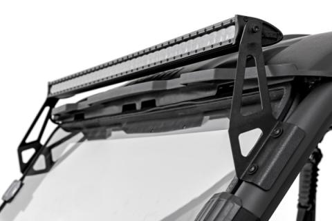 LED Light Kit Front Mount 50 Inch Black Single Row CFMOTO UFORCE 1000 Rough Country