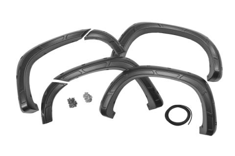 Fender Flares Defender GXP Lakeshore Blue Chevy Silverado 1500 (19-26) Rough Country