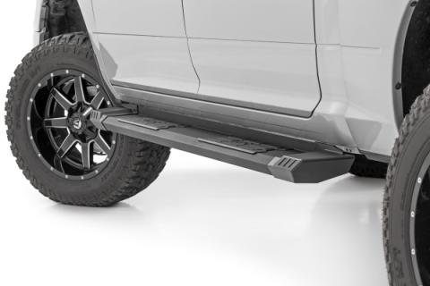 HD2 Running Boards Crewmax Cab Ram 1500/2500/3500 2WD/4WD (2010-2025 &amp; Classic) Rough Country
