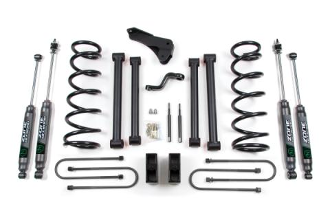 2008 Dodge Ram 2500/3500 5 Inch Lift Kit w/ 4 Inch Axle w/Fox Shocks Zone Offroad