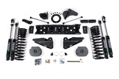 19-24 RAM 2500 4.5 Inch Radius Arm Bracket Diesel 6-Bolt T-Case Nitro Shocks Zone Offroad