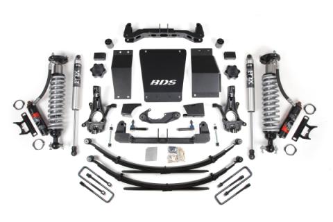 6 Inch Lift Kit FOX 2.0 Performance Leaf Springs Coil-Over Aluminum/Stamped Steel 14-18 Silverado/Sierra 1500 4WD BDS Suspension