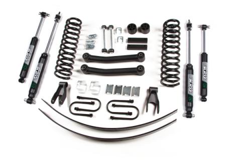 84-01 Jeep Cherokee XJ 4.5 Inch Coil Spring Lift Kit With Dana 35 Axle Fox Shocks Zone Offroad