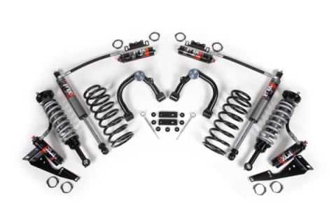 10-23 Toyota 4 Runner 4WD 3 Inch Suspension Lift Kit, 1.5 Inch Rear, Spring - FOX 2.5 Performance Elite Series C/O Front, FOX 2.0 Performance Series Rear BDS Suspension