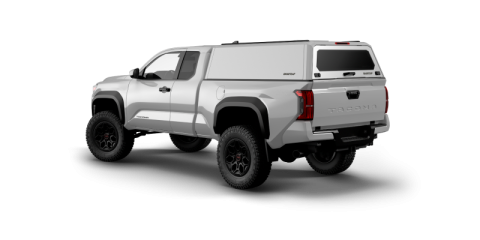Tacoma Truck Bed Cap SmartCapEVOh Hatchback OEM White For 24-26 Toyota Tacoma 6 Foot Standard Bed RSI SmartCap