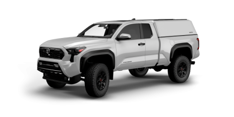 Tacoma Truck Bed Cap SmartCapEVOh Hatchback OEM White For 24-26 Toyota Tacoma 6 Foot Standard Bed RSI SmartCap