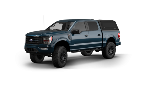 F-150 Truck Bed Cap SmartCap Edge Sport Matte Black For 21-26 Ford F-150 5.5 Foot Short Bed RSI SmartCap