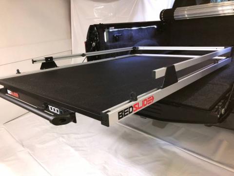 Bedslide Classic 65 Inch x 48 Inch Silver 5.5 Foot Super Shortbed Chevy Silvrado Crew Cab/Ford F150 Crew Cab/Ford Raptor/Dodge 5.7 Foot Shortbeds