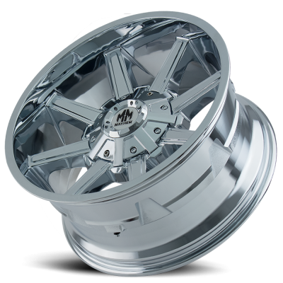 Mayhem Offroad Wheels Arsenal 8104 CH 20x10 Chrome -19 Off Set 8 Lug 4.75 BSM 124.1 Bore Cast Aluminum