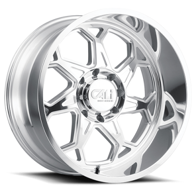 Cast Aluminum Wheels Sevenfold 9111 PO 22x12 Polished 8 On 170 Bolt Pattern -51 Offset Cali Offroad Wheels