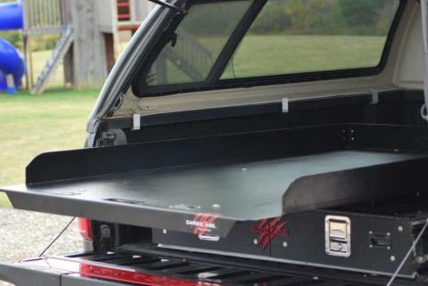 OPA (Our Pullout Aluminum) Cargo Slide 1000 Lb Capacity 07-Pres Silverado/GMC 1500-3500 LB 04-10 Dodge Ram LB 09-Pres Ford F150 F250 F350 LB 08-09 Nissan Titan 8 Ft Cargo Ease