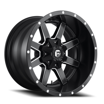 Aluminum Wheels 22X10 Maverick D538 5 On 139.7/5 On 150 Black Milled 110.3 Bore -24 Offset Fuel Off Road Wheels